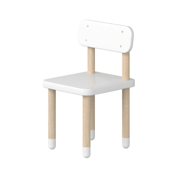 Sedia bianca per bambini Dots - Flexa