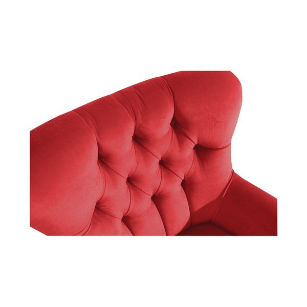 Poltrona rossa Brandon Suede - Max Winzer-image-1