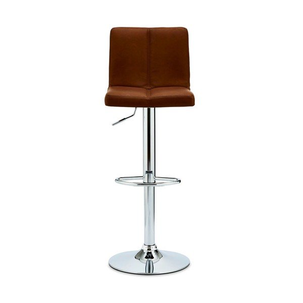 Sgabelli da bar girevoli marrone cognac in set di 2 88 cm Coco - Furnhouse-image-1