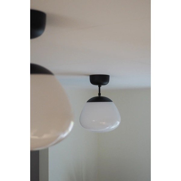 Plafoniera bianca/nera in vetro Rise – Markslöjd-image-2
