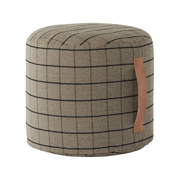 Puof a sacco beige Grid – OYOY Living Design