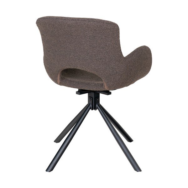 Set di sedie da pranzo marrone in imbottito con braccioli 2 pz Amorim – House Nordic-image-2