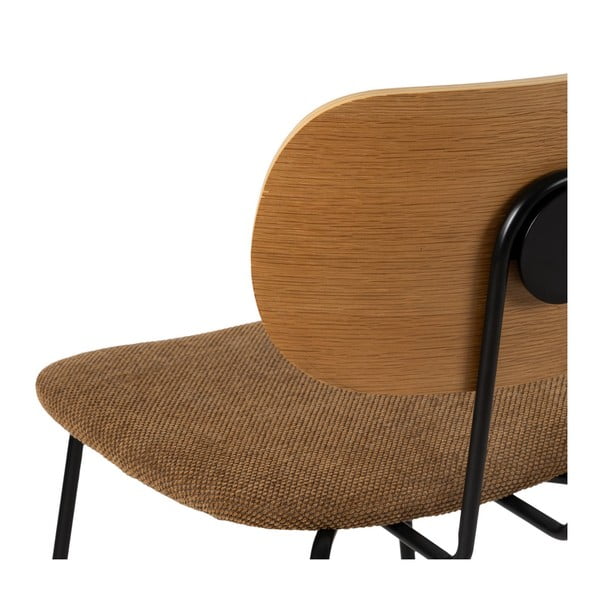 Set di 4 sedie da pranzo marroni con schienale in legno Cleo - Ixia-image-4