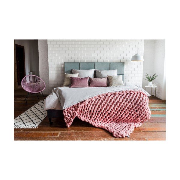 Copripiumino esteso grigio chiaro per letto matrimoniale in cotone egiziano 200x220 cm Perla - WeLoveBeds-image-4