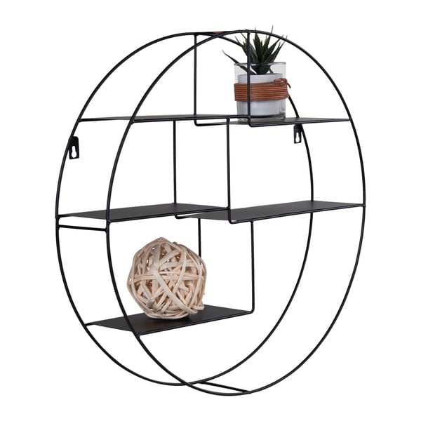 Scaffale metallico a castello nero Genk - House Nordic-image-2