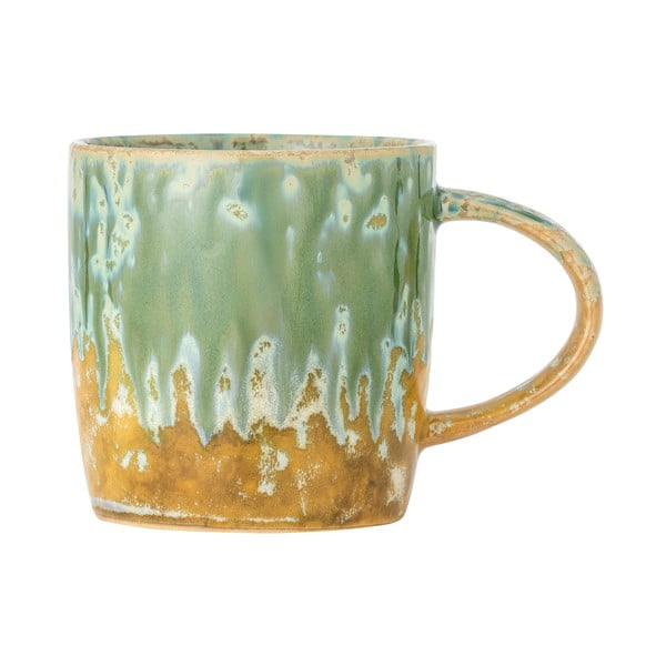 Tazzina gialla e verde chiaro in gres 400 ml Milani – Bloomingville-image-3