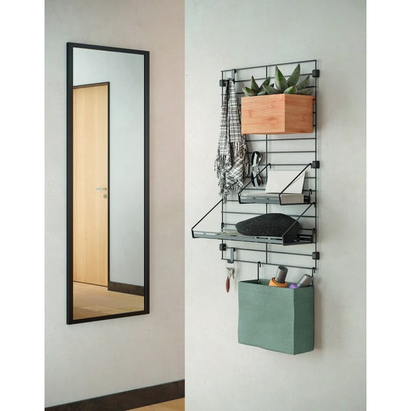 Ganci di sospensione in acciaio nero lucido in set di 3 pezzi Mural - Metaltex-image-2