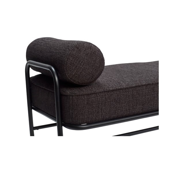 Poltrona marrone con cuscino Pipe - Hübsch-image-4