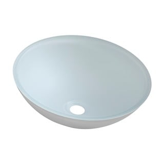 Lavabo rotondo bianco in vetro ø 42 cm Telica – Sapho