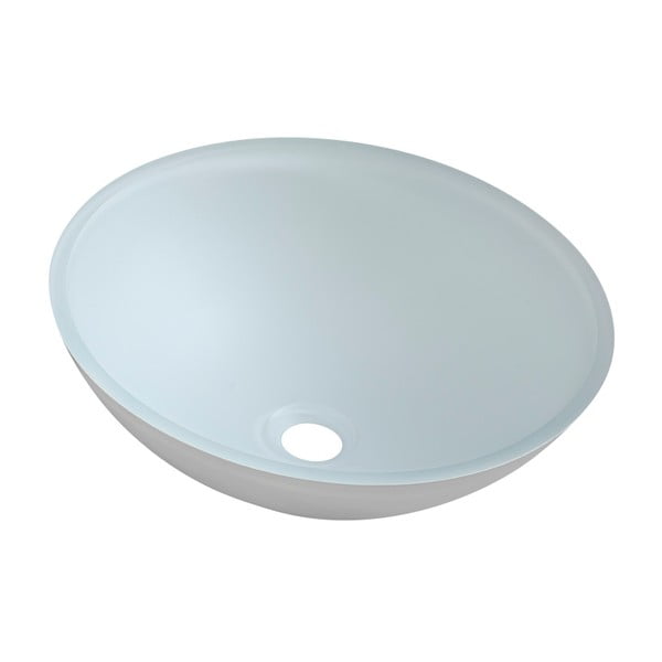 Lavabo rotondo bianco in vetro ø 42 cm Telica – Sapho