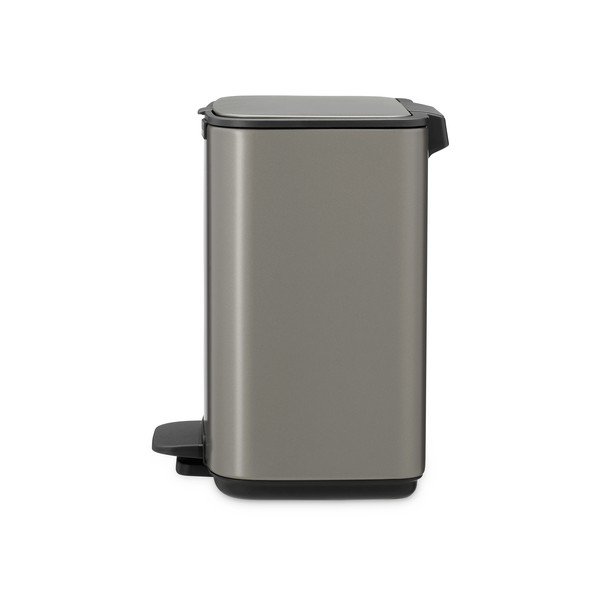 Cestino per la spazzatura grigio in acciaio con pedale 4 l Bo – Brabantia-image-3