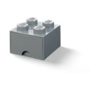 Contenitore per bambini grigio scuro con cassetto - LEGO®