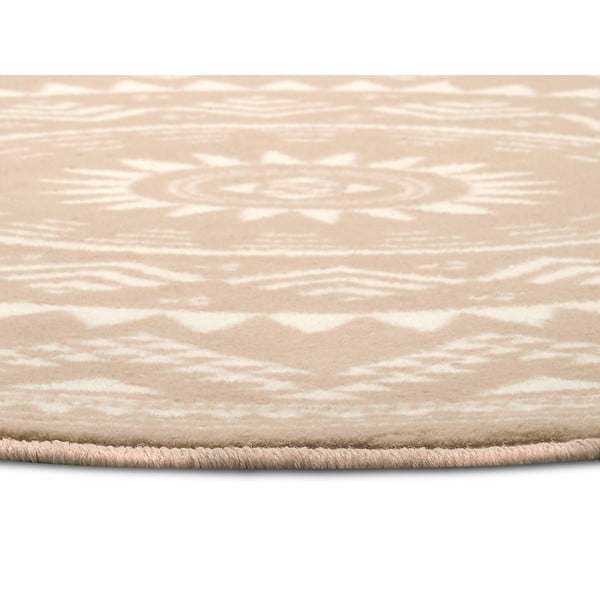 Tappeto rotondo beige ø 140 cm Valencia - Hanse Home-image-3