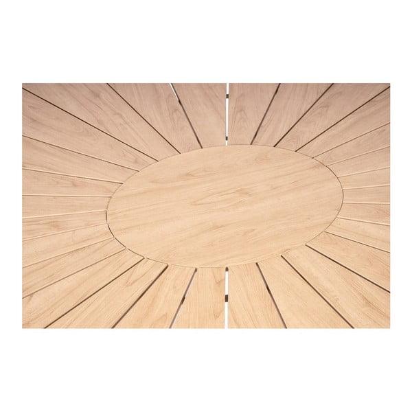 Set di 4 sedie da pranzo bianche Jaanna e tavolo naturale Marienlist - Bonami Essentials-image-3