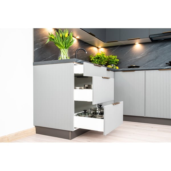 Cucina ad angolo con piano di lavoro (senza montaggio) 370 cm Rowan - STOLKAR-image-4