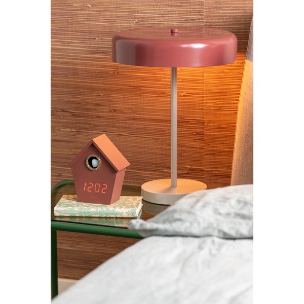 Lampada da tavolo burgundy in metallo (altezza totale 40 cm) Reina Palo – Leitmotiv-image-1