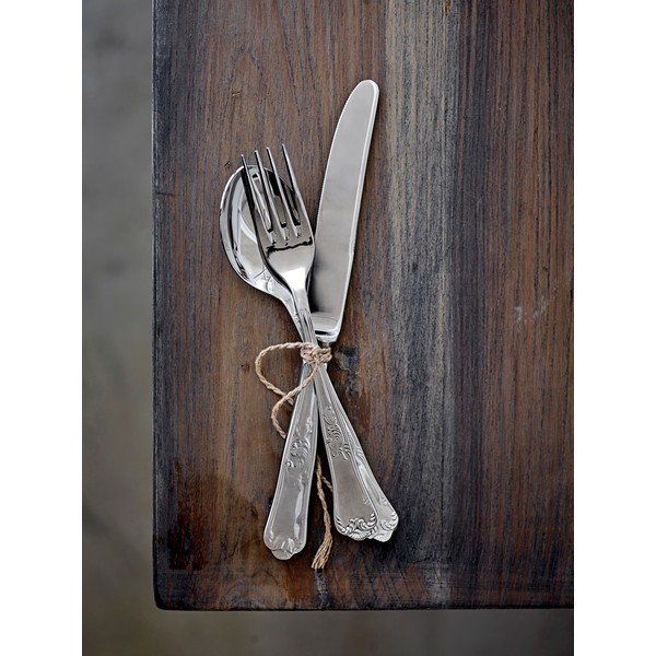 Posate argentate in acciaio inox 16 pz Tilly – Bloomingville-image-3