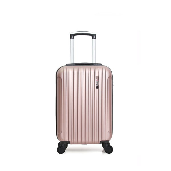 Valigia trolley rosa Margo, 37 l - Bluestar