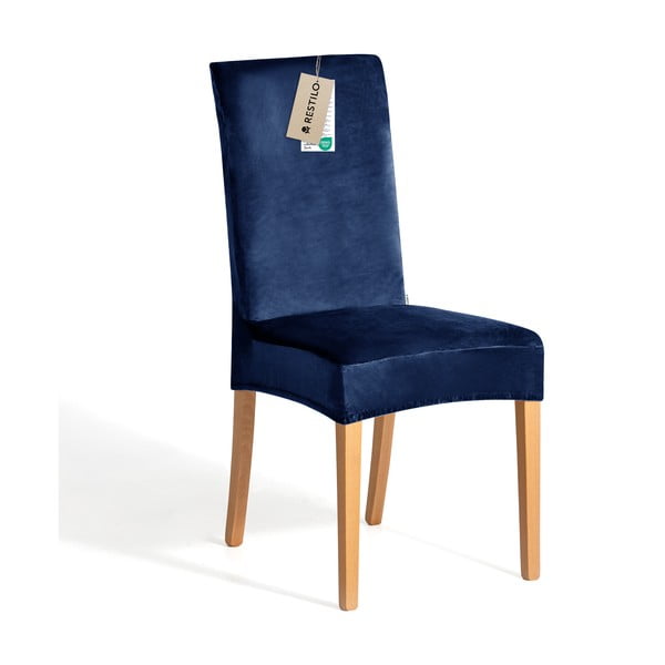Coprisedia blu con rivestimento elastico per sedie 48 cm Sento – Restilo-image-2
