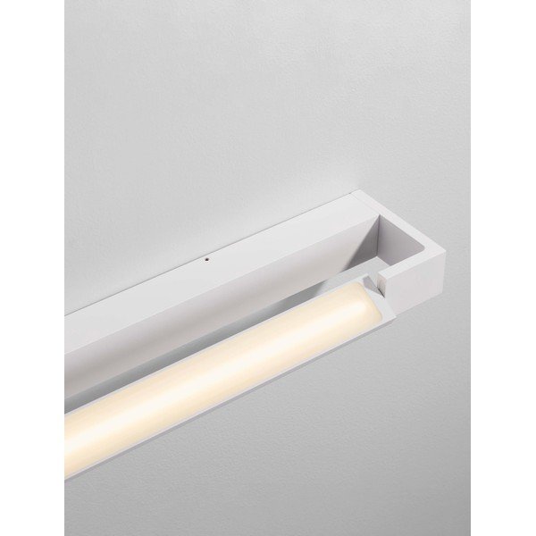 Lampada da parete LED bianco opaco in alluminio Arga – Nova Luce-image-2
