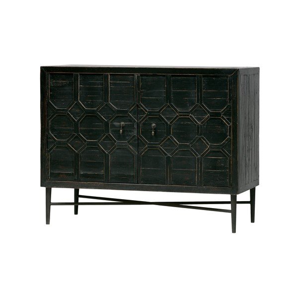 Cassettiera in legno di pino nero Bequest - BePureHome-image-2