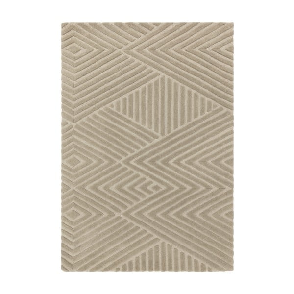 Tappeto di lana marrone chiaro 160x230 cm Hague - Asiatic Carpets