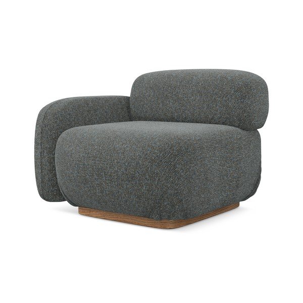 Parte divano componibile grigio (con penisola a sinistra) Ailani – Makamii-image-1