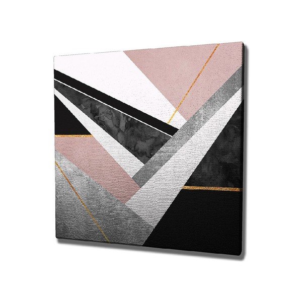 Pittura murale su tela Geo, 45 x 45 cm - Vega