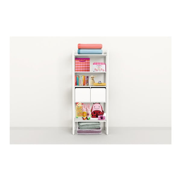 Armadietto per bambini bianco, altezza 189,2 cm Shelfie - Flexa-image-1