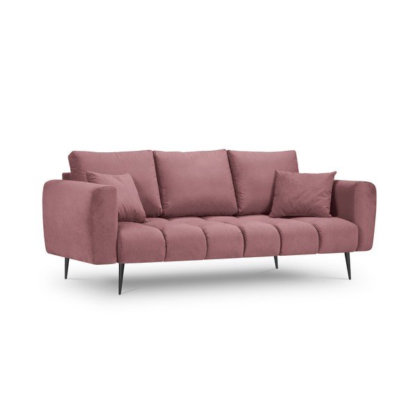 Divano in velluto rosa Octave - Interieurs 86-image-2