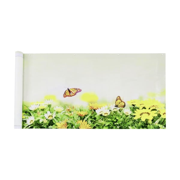 Schermo da balcone in plastica giallo-verde 500x85 cm Butterfly - Maximex-image-2
