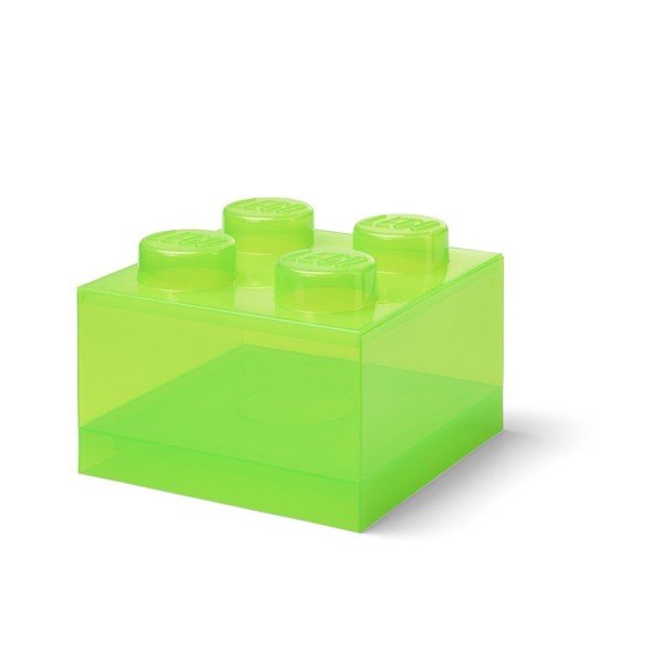Scatola per bambini verde in plastica 25x25x18 cm – LEGO®