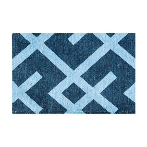 Vysoce odolný kuchyňský koberec Webtappeti Labyrinth Blue, 130 x 190 cm-image-4