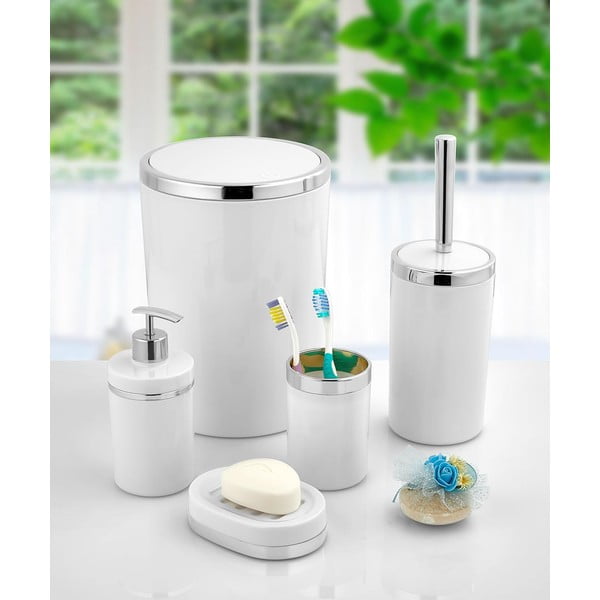 Set di accessori da bagno bianchi - Oyo Concept-image-1