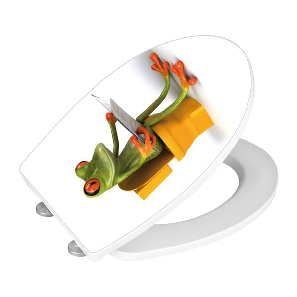 Sedile WC a chiusura facilitata News, 45 x 38,8 cm Frog - Wenko-image-4