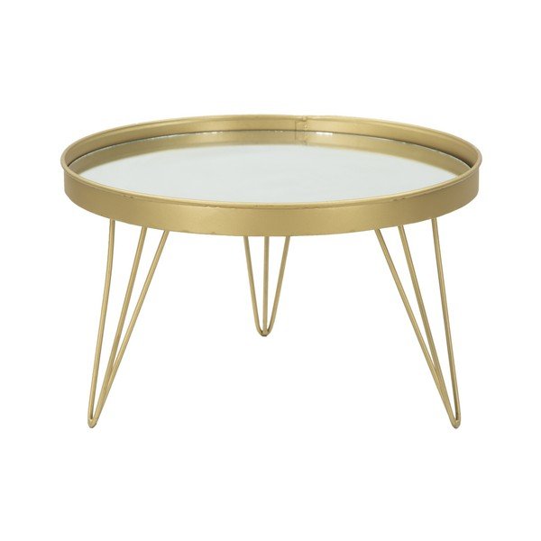 Pratico vassoio da portata in oro su gambe , ⌀ 36,5 cm - Mauro Ferretti