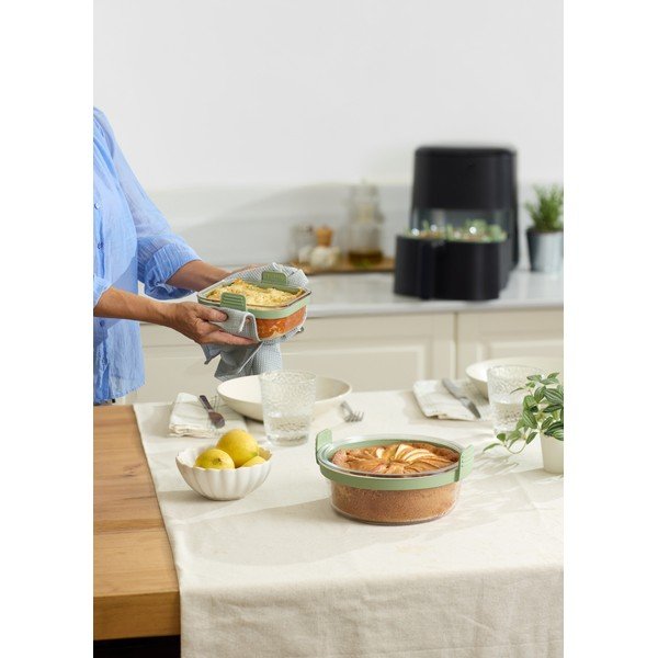 Stampo da forno in vetro 20,5x19,5 cm – Lékué-image-1