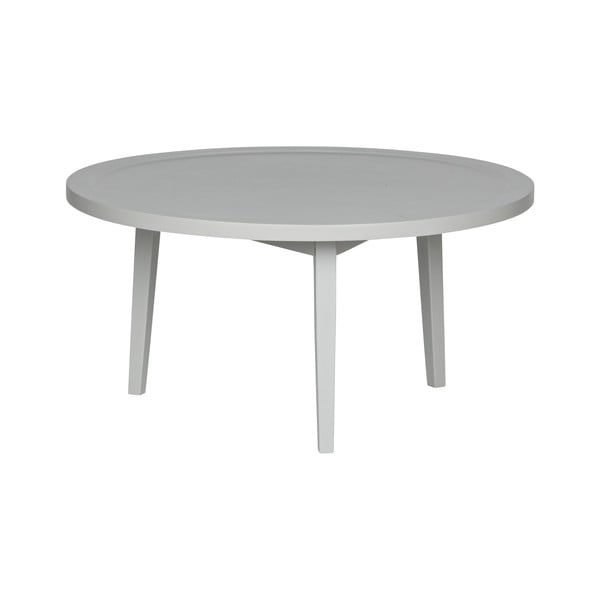 Tavolino in legno di acacia grigio Sprokkeltafel, ⌀ 80 cm - vtwonen