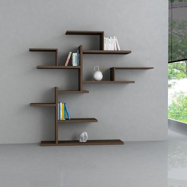 Knižní police Bonsai, wenge-image-2