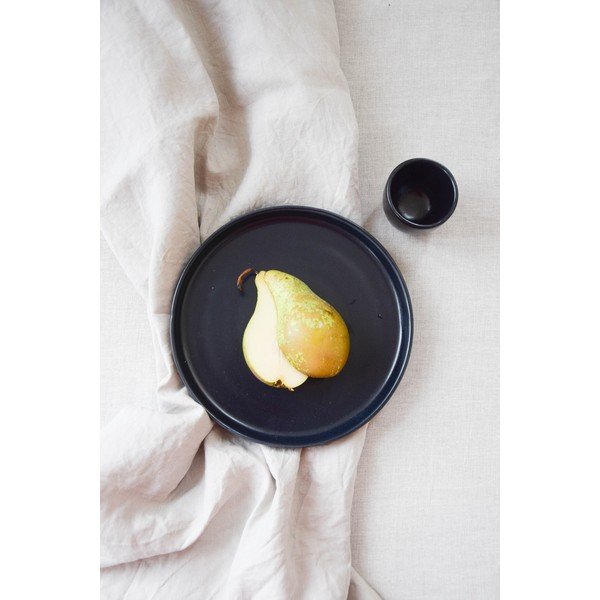 Piatto grande in gres nero , ø 27,5 cm Luna - ÅOOMI-image-3