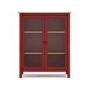 Vetrina in legno di pino rosso/naturale 90x110 cm Misti - Marckeric