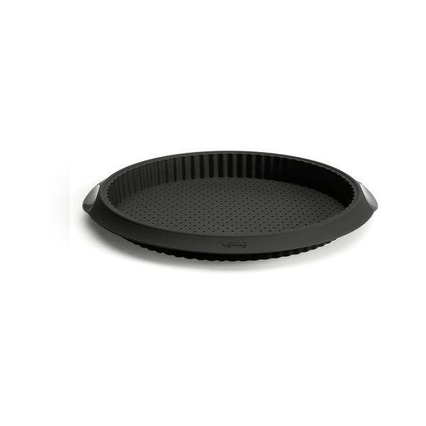 Stampo per quiche in silicone nero con fori, ⌀ 28 cm - Lékué