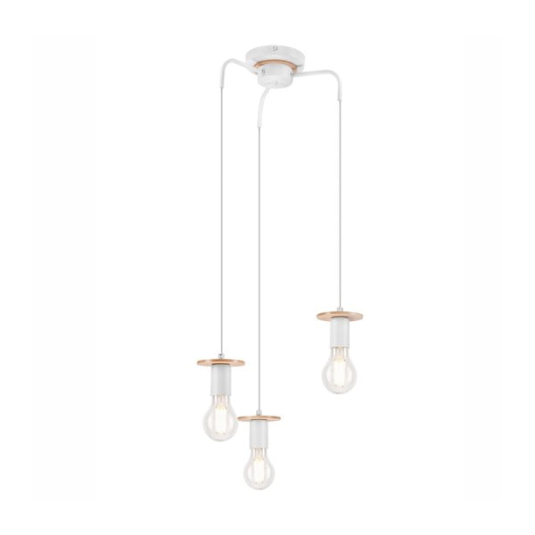 Lampadario bianco Angelina – LAMKUR