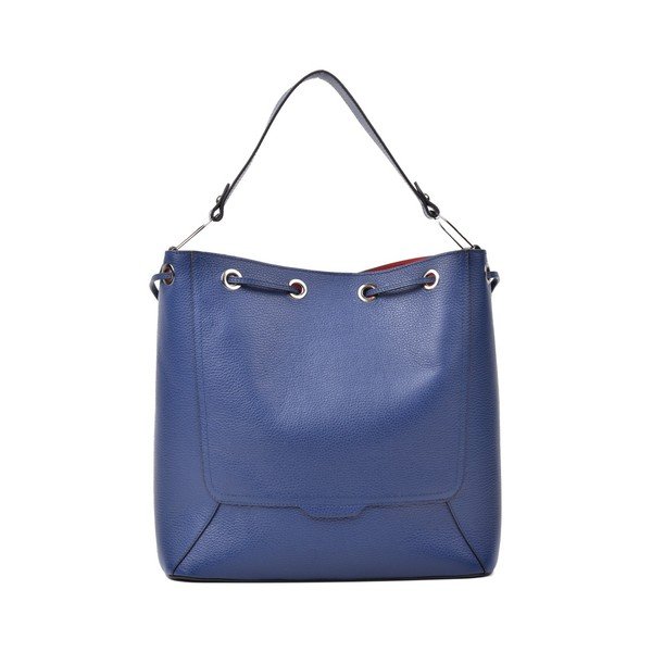 Modrá kožená kabelka Renata Corsi Havna-image-4