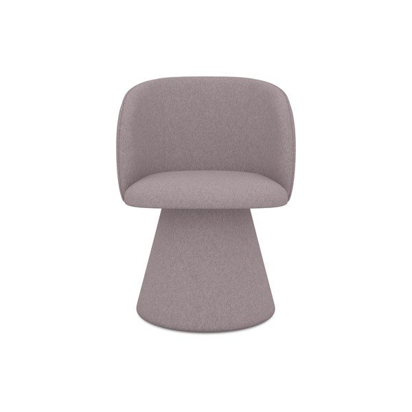 Sedia da pranzo lavanda in imbottito Maia – Makamii-image-1