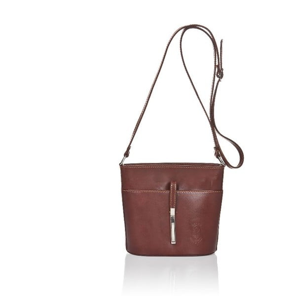 Borsa in pelle marrone Severina - Markese-image-2