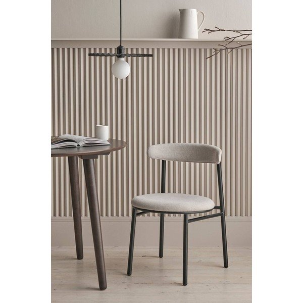 Sedie da pranzo in set beige imbottito 2 pz Doggi – Ellos Home-image-1
