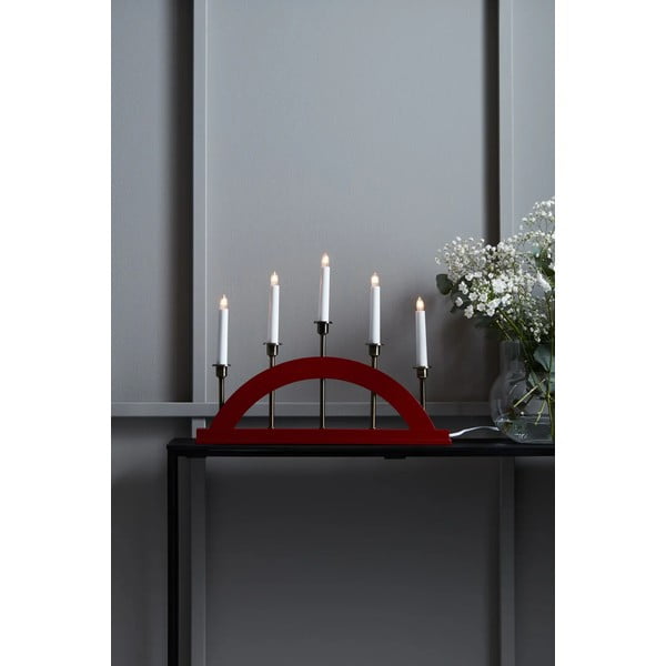 Decorazione luminosa natalizia rossa   Bridge - Markslöjd-image-1