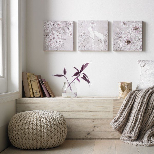 Set di 3 dipinti Love Bird - Graham & Brown-image-1
