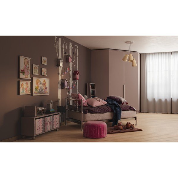 Lampadario color crema ø 46 cm Kasel - GTV-image-2